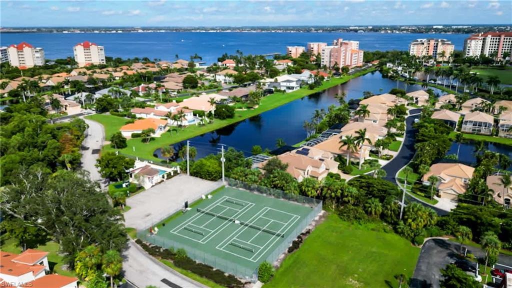 Aerial View of Pickleball and Tennis Courts