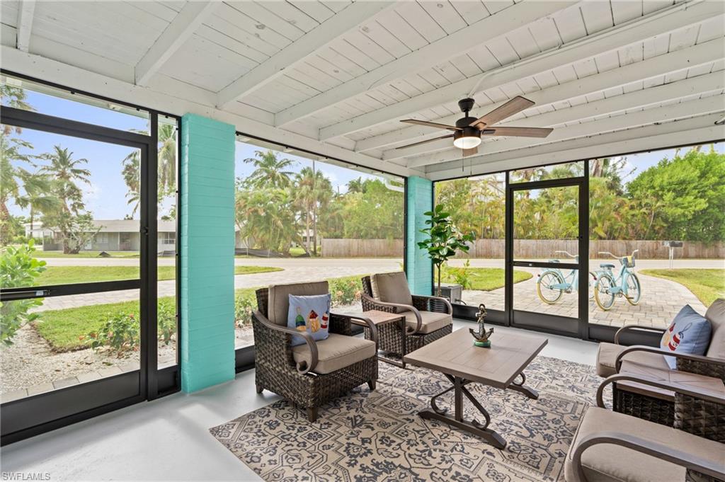 The sunsets sky from this porch are beautiful...such a relaxing way to end your day.