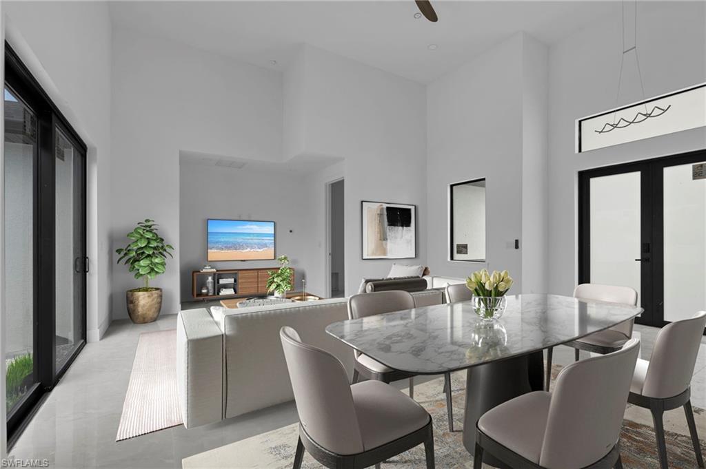 Living Area Virtually Staged