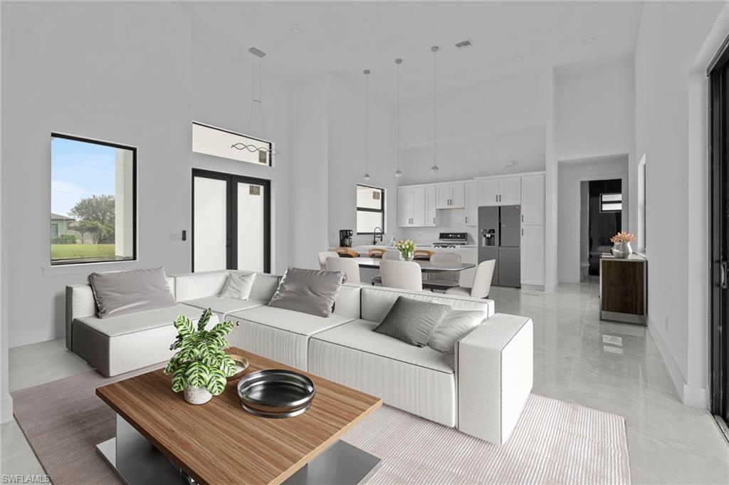 Living Area  Virtually Staged