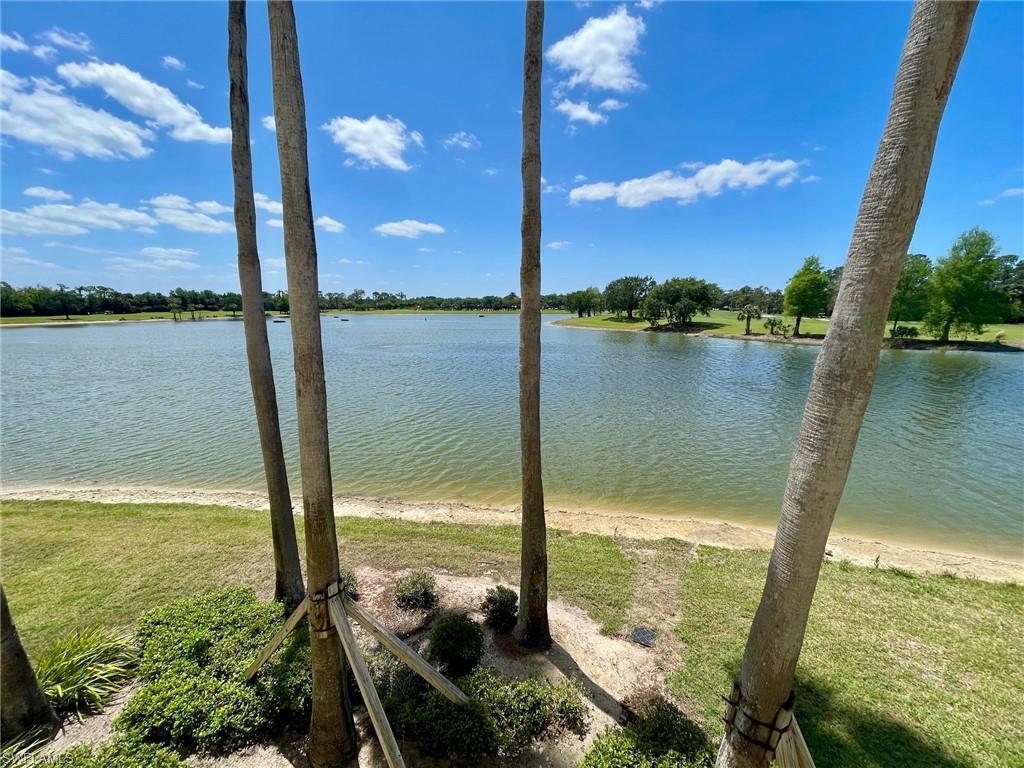 Expansive water frontage view