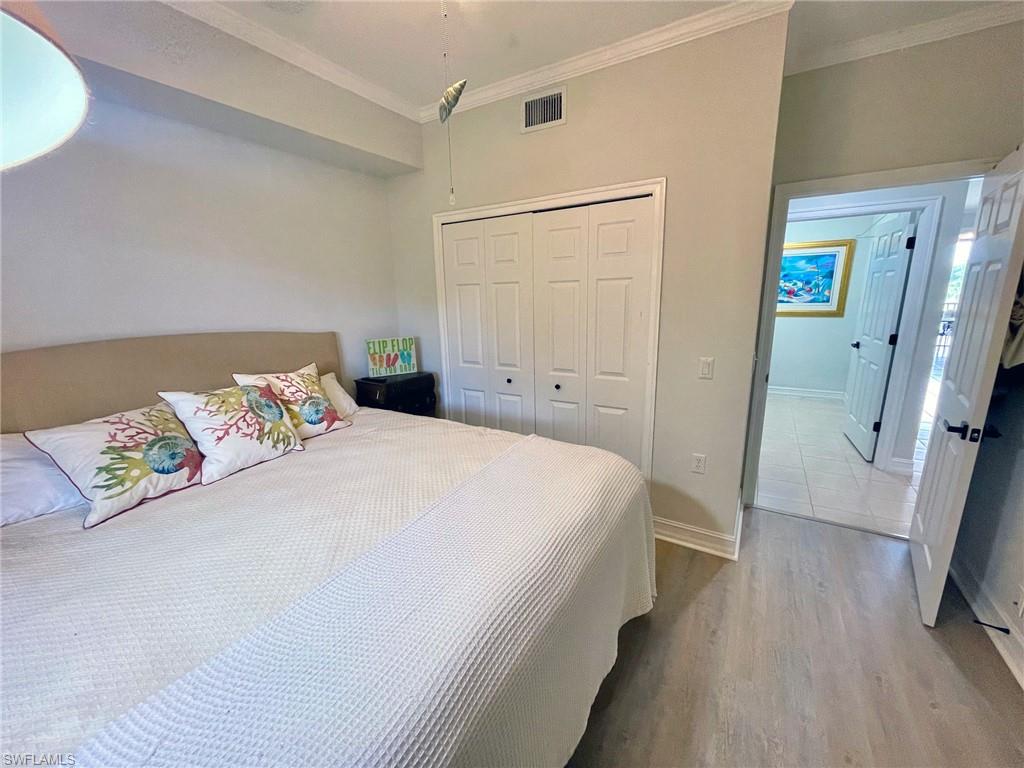 Guest Bedroom With New Laminate Flooring