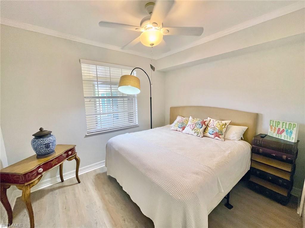 Guest Bedroom With New Laminate Flooring