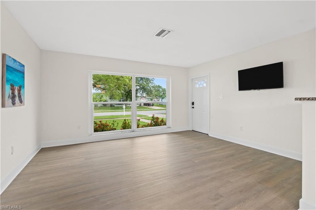 without furniture