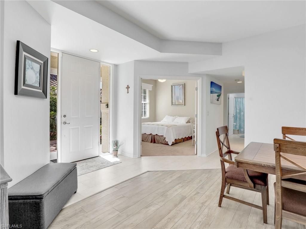 Front Entry and Entrance to the Guest Room
