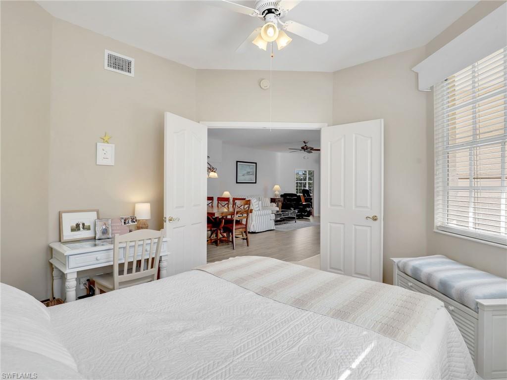 Guest Bedroom with Ceiling Fan