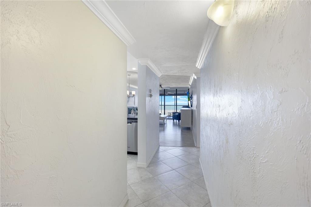 Entrance with water view!