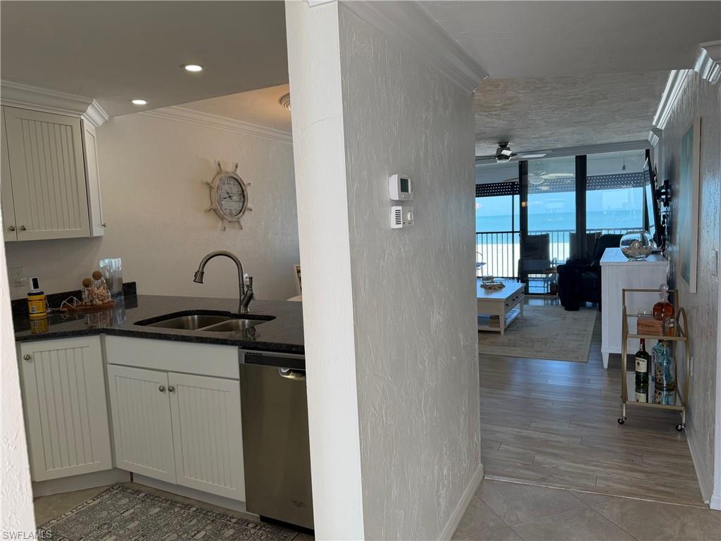 Beach view from Entrance way