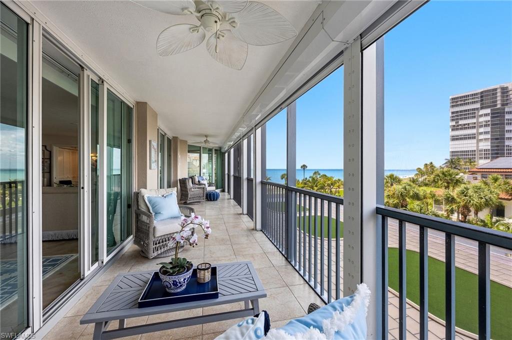 Screened in balcony