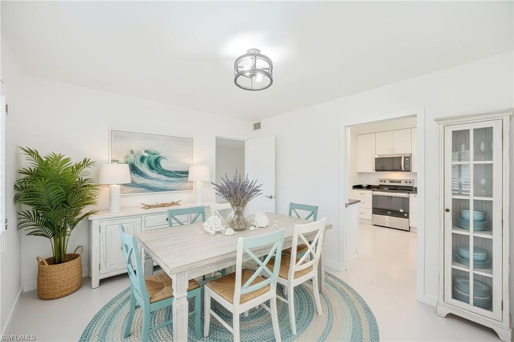 Dining Area Staged