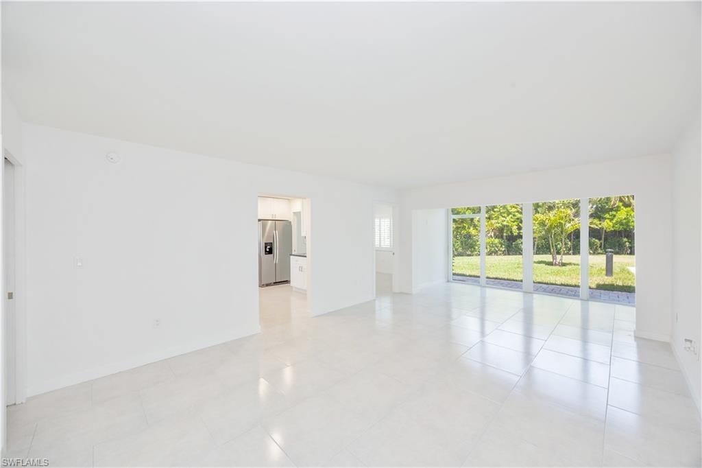 Living Area and Rear View