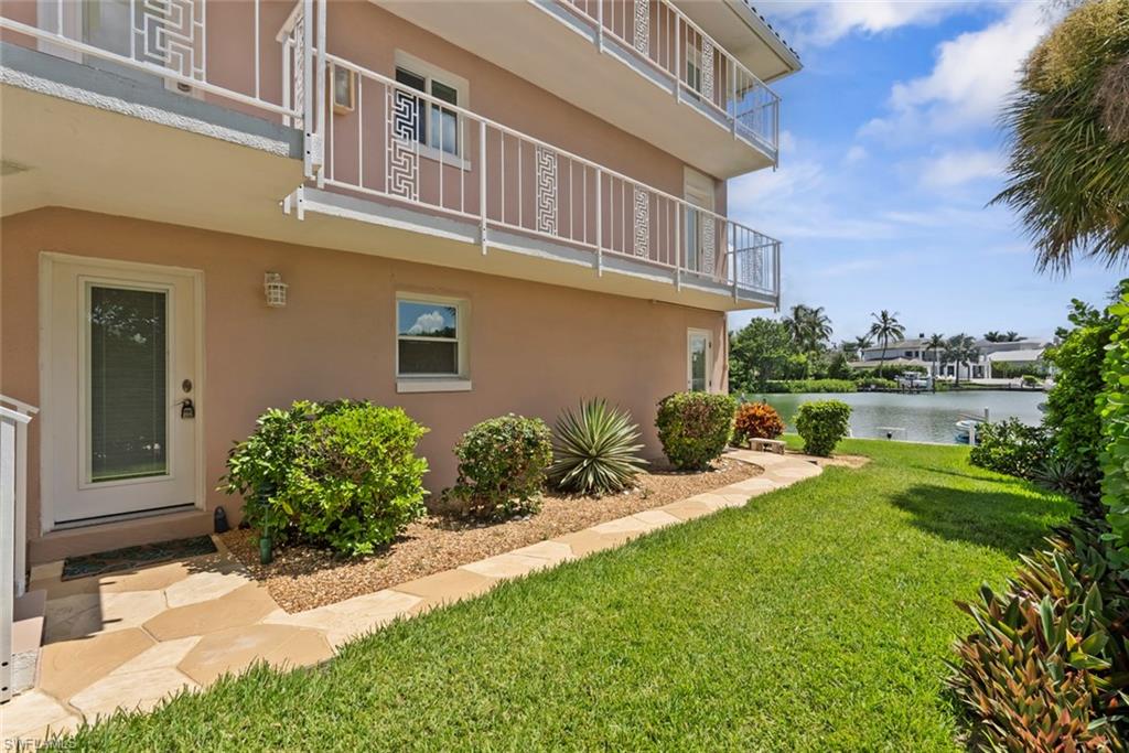 Entrance to first floor condo