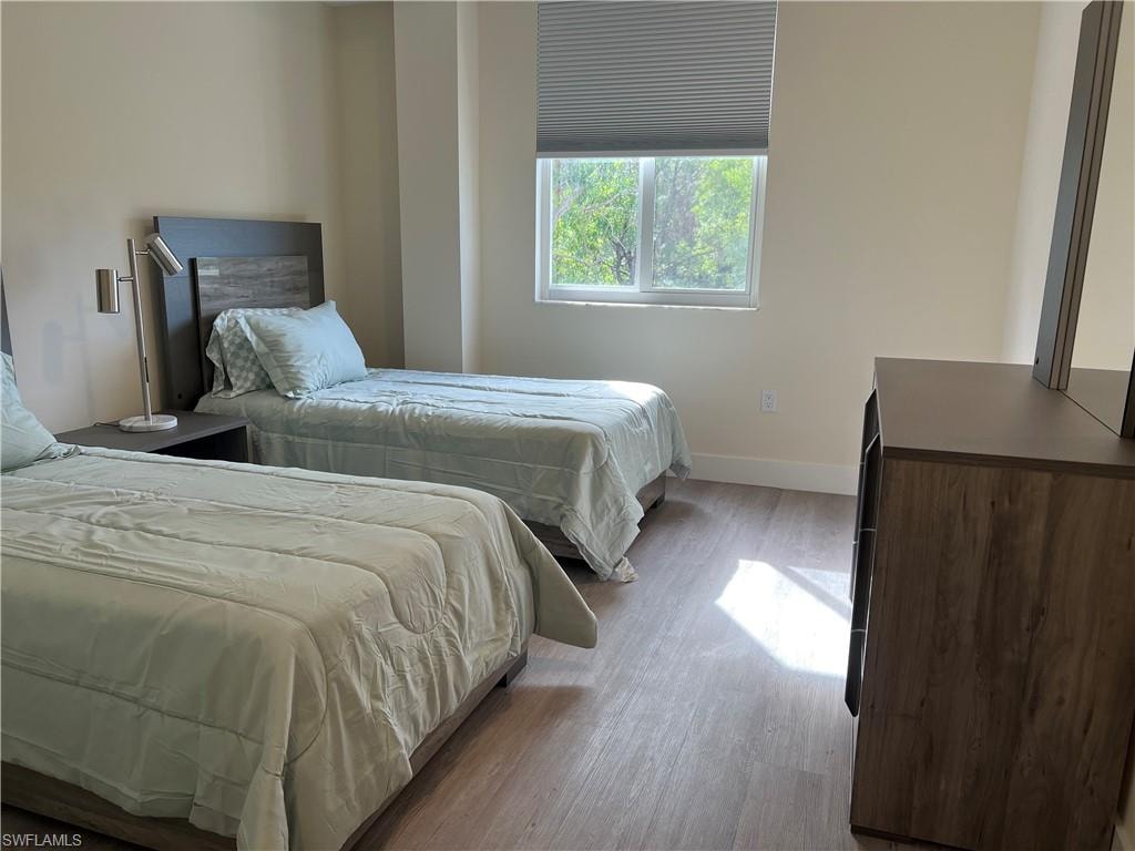 Bedroom featuring light hardwood / wood-style flooring