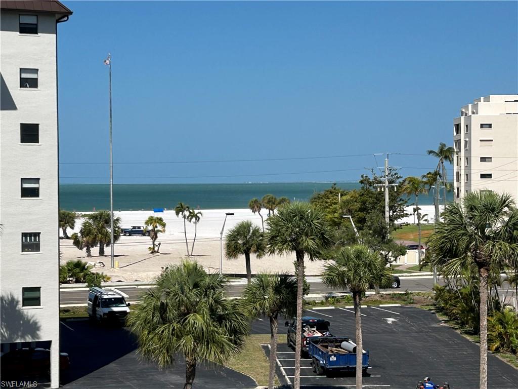 View from the front walk-way to the unit.