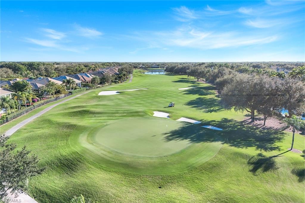 Aerial View 4th Green/ Par 5 Lake Course