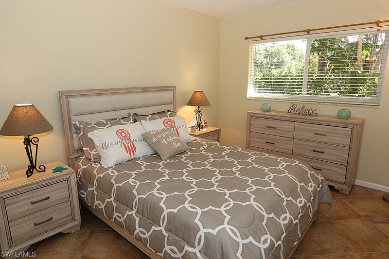 View of tiled bedroom