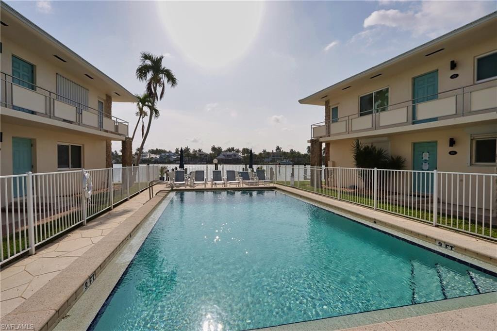 View of pool
