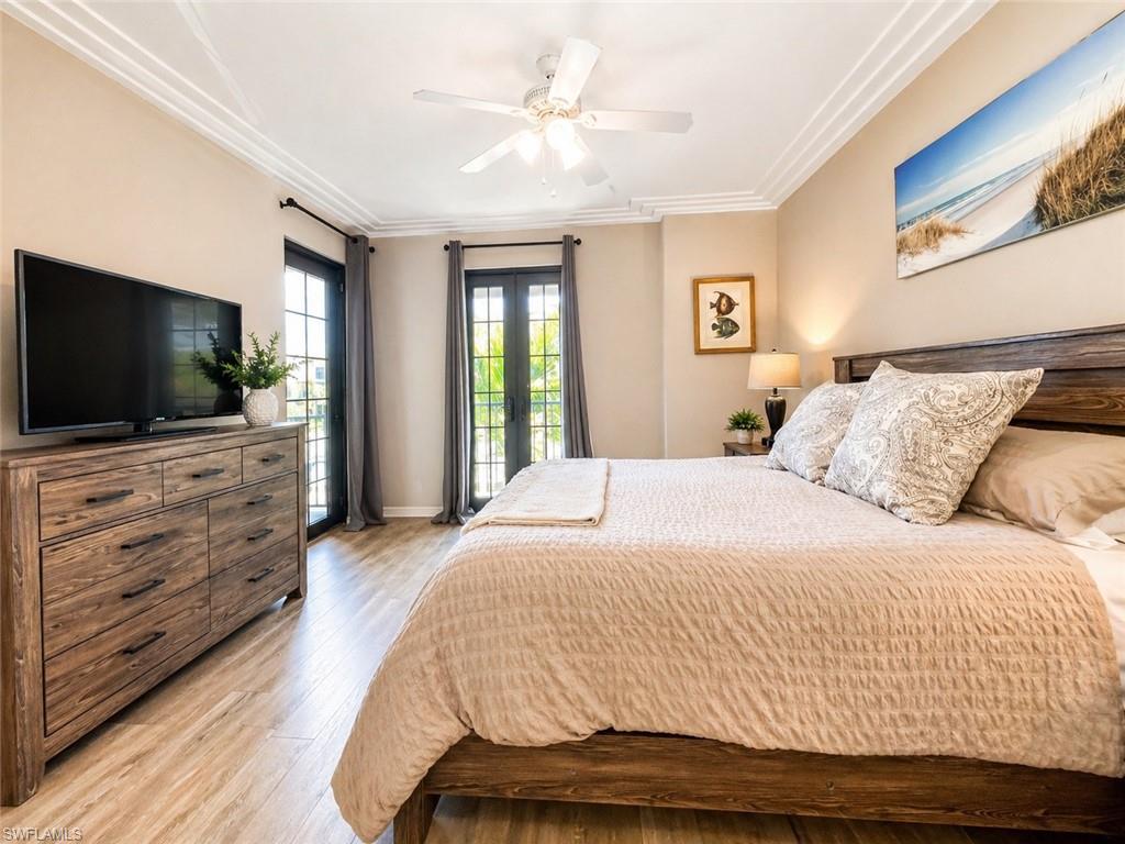 Access to balconies/patio from master bedroom