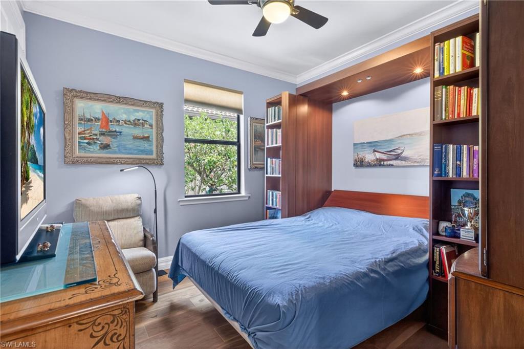Lighted Custom Murphy Bed in 3RD Bedroom Walk-In Closet