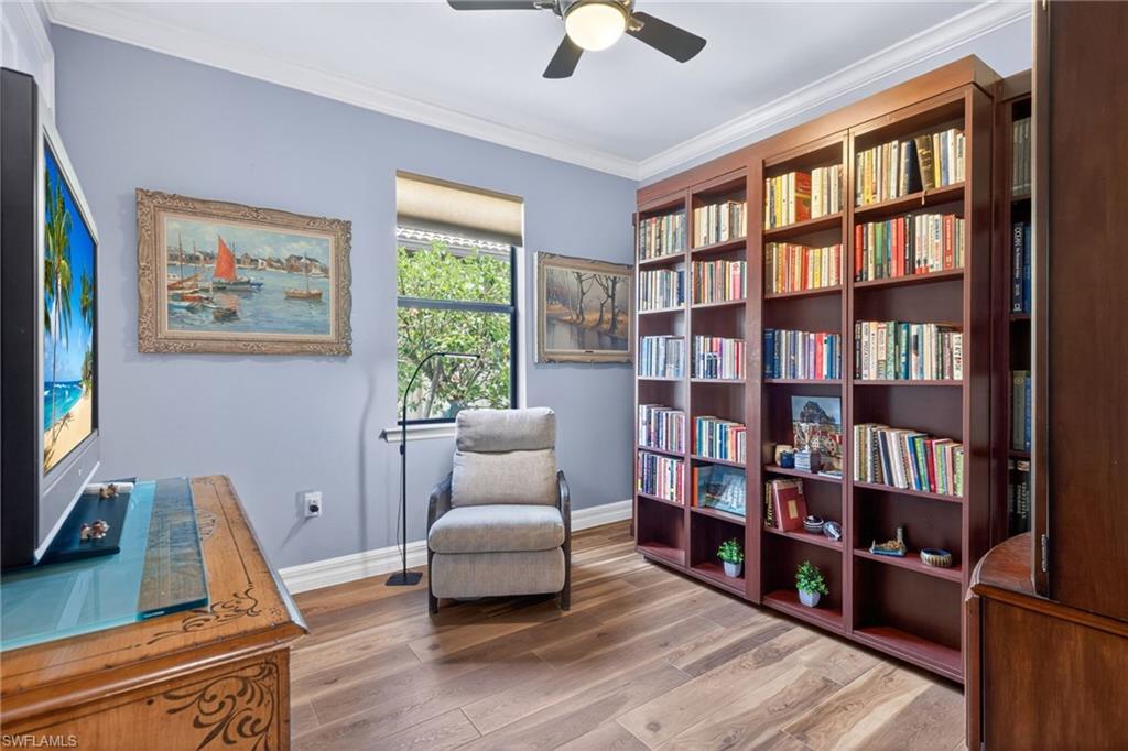 3RD Bedroom Custom Murphy Bed w/Bi-fold Bookshelves & Walk-In Closet