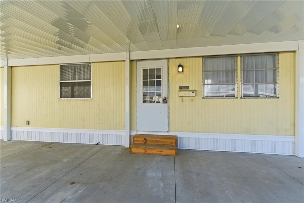 Primary entrance in to the property