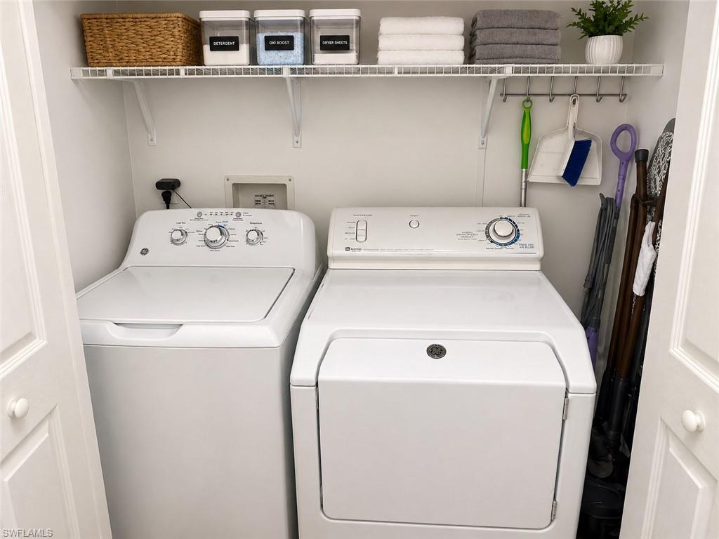 Laundry closet