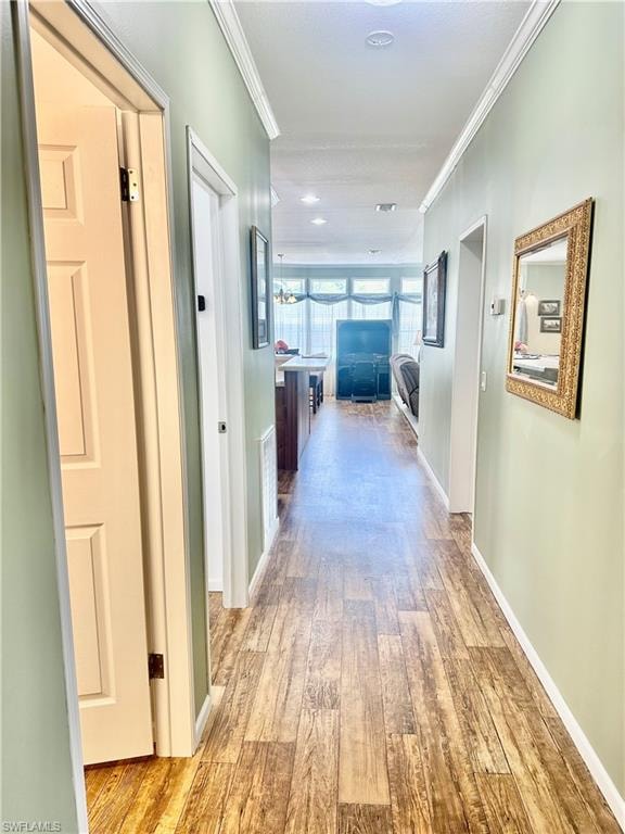 Hallway from Primary bedroom to kitchen