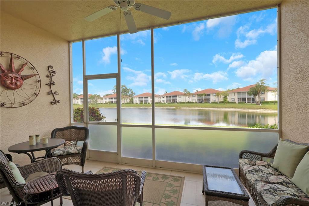 Enjoy the peaceful lake view from spacious screened lanai