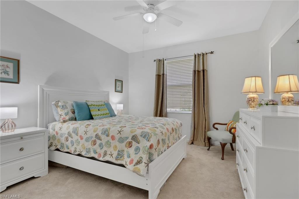 Spacious guest bedroom
