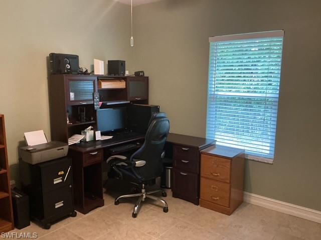 Third  bedroom being used as office.
