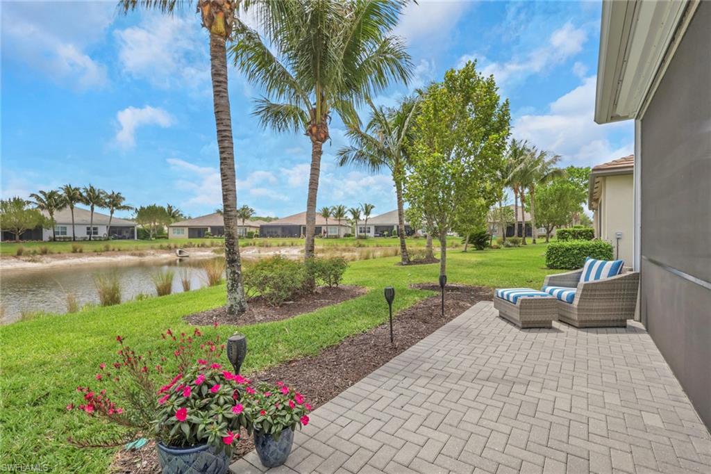 Outdoor patio featuring paver flooring