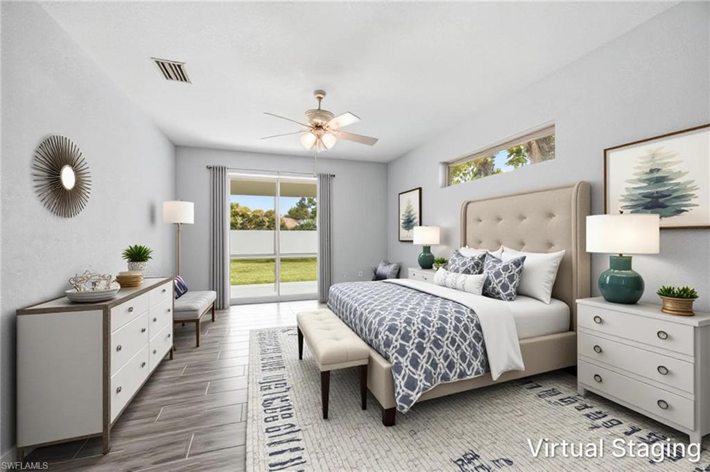 Primary Bedroom Virtually Staged