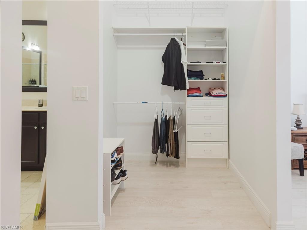 View of closet