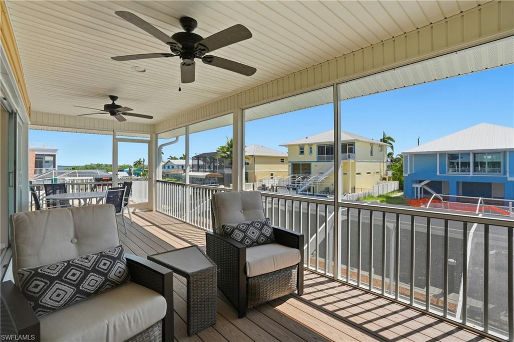 Screened-in Lounge Area - Virtually Edited Image