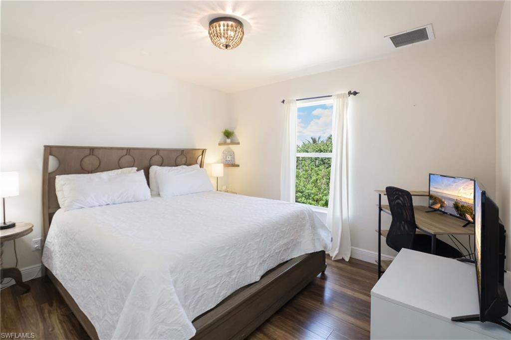 1st floor guest bedroom #1 has a water view.