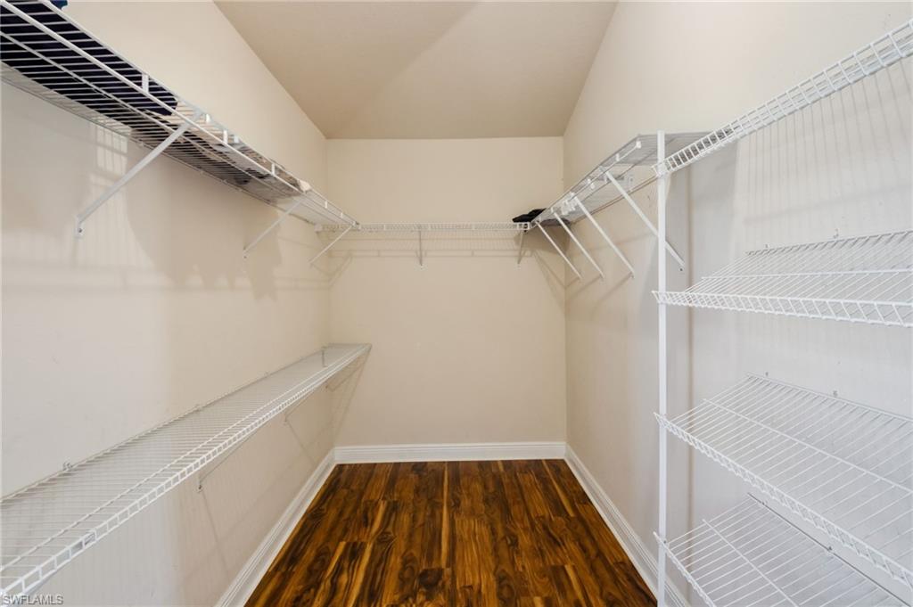 Large walk-in closet.