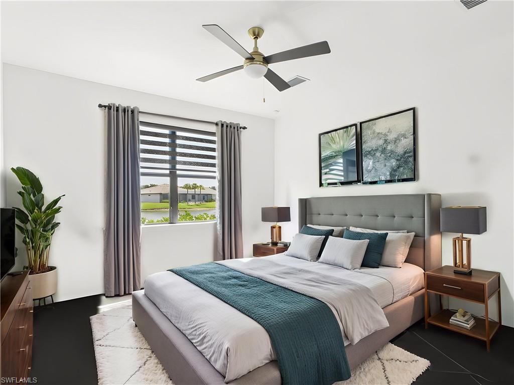 Virtually Staged Bedroom