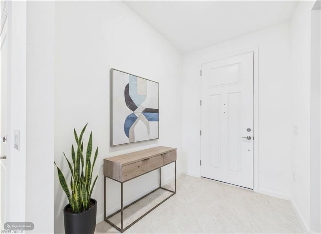 Virtually Staged Entry Way