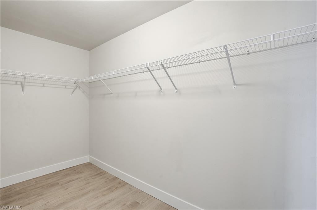 Primary walk in closet