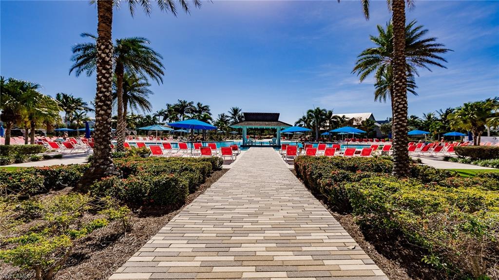 Dock area with a gazebo