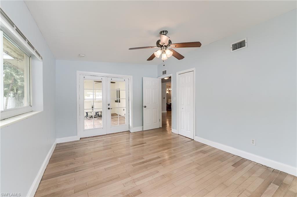 Master Bedroom leading to outdoor patio