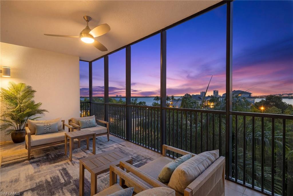 Expansive screened in terrace