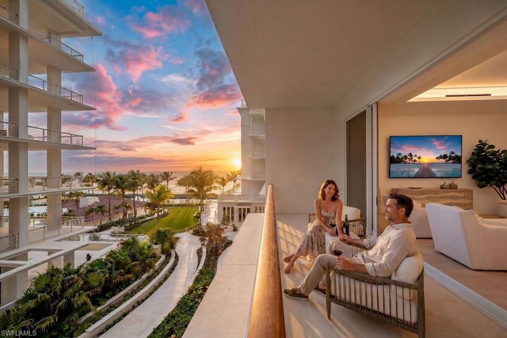 Enjoy the Sunset with a Glass of Wine