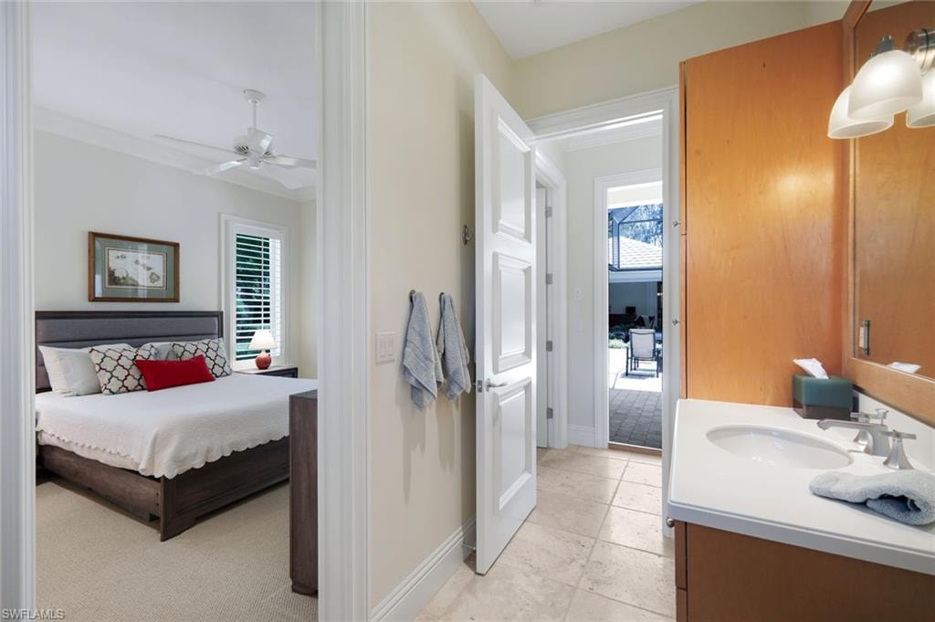 En-Suite Bath Has Access to Lanai