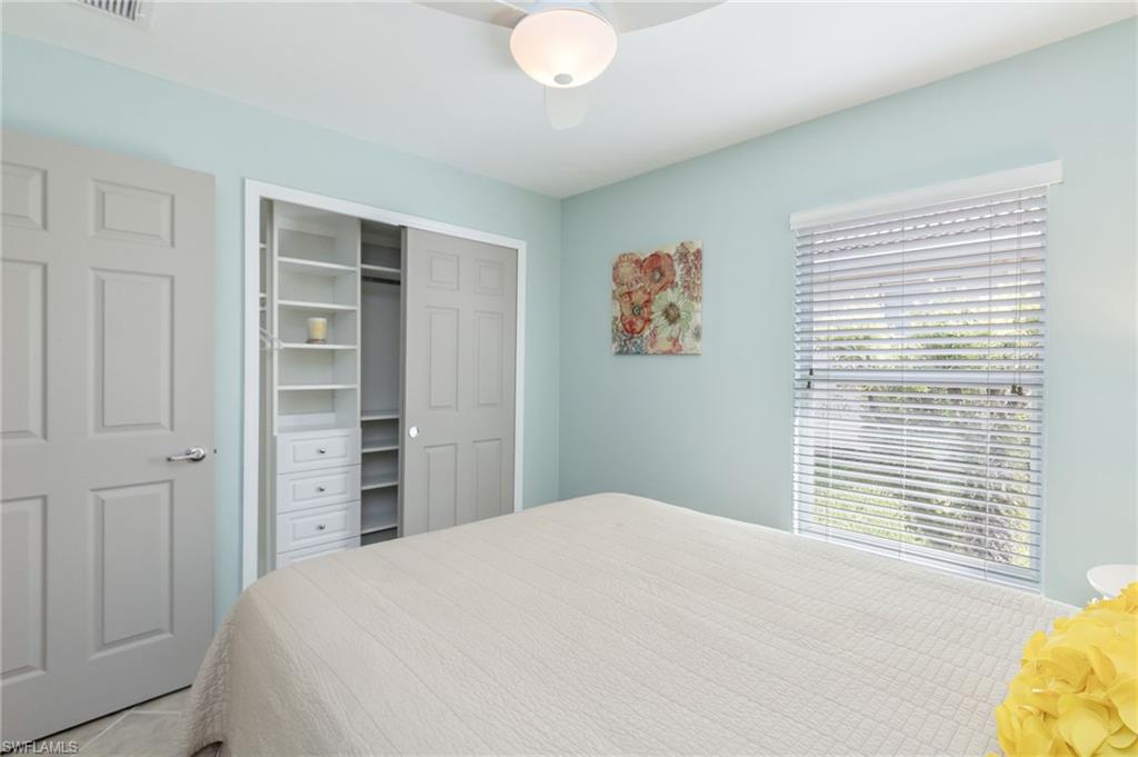 Bedroom 2 with Custom closets