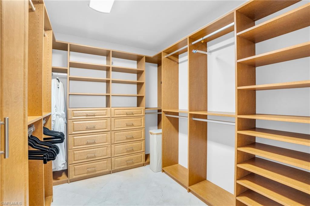 View of spacious closet