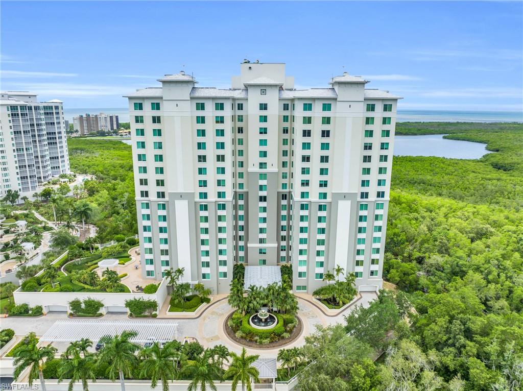 View of building exterior featuring a water view