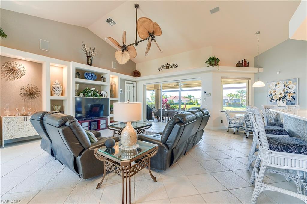 High ceiling and paddle fan