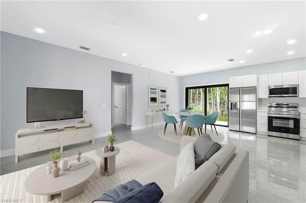 Photo includes virtual staging to showcase the possibility of the home.