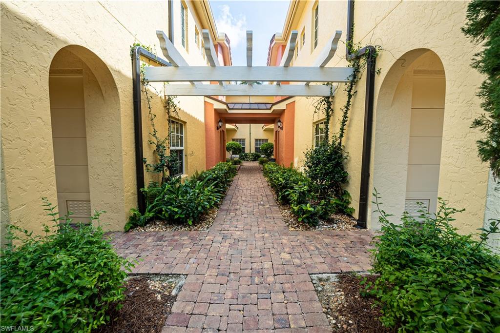 View of patio featuring a pergola